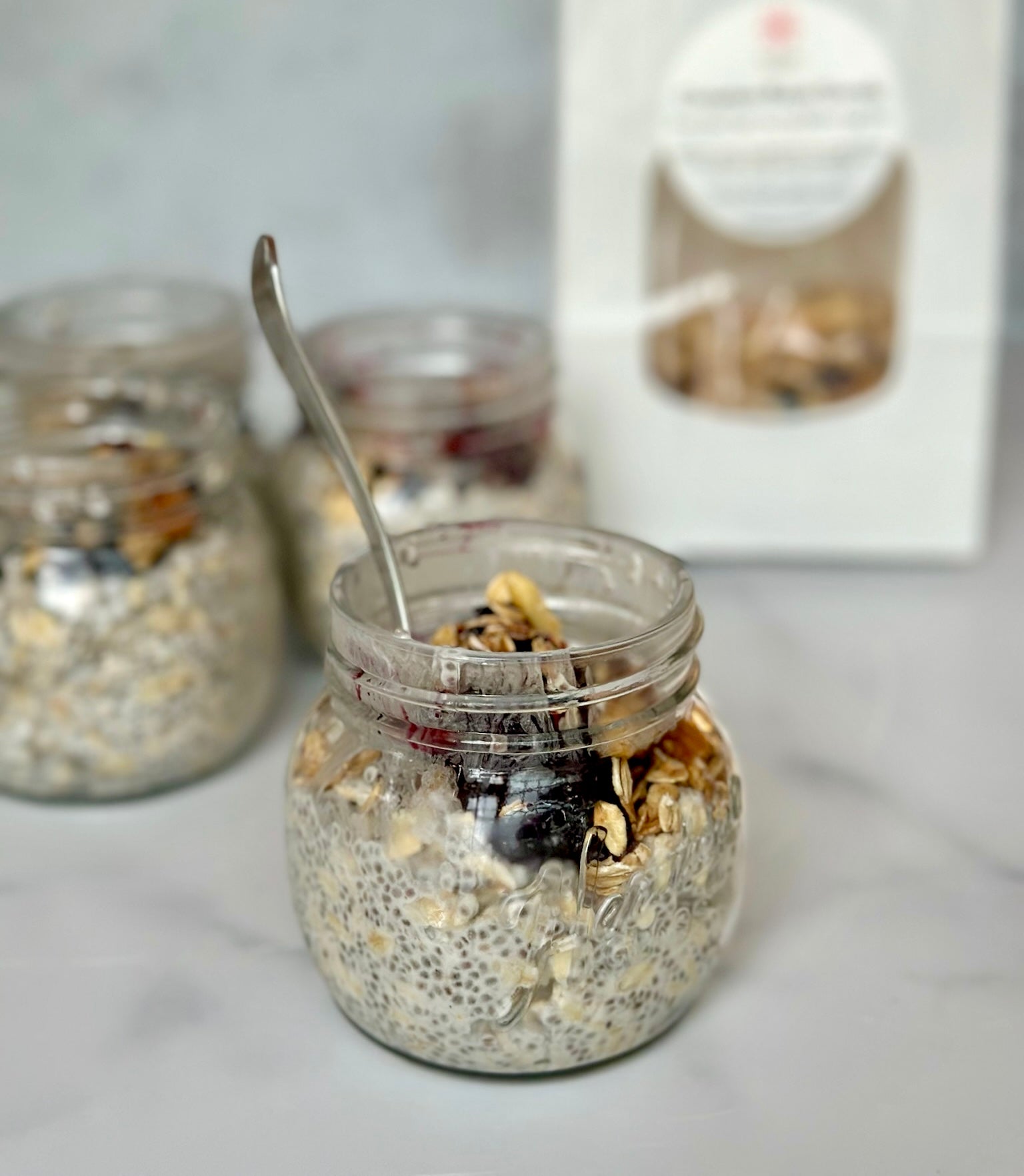 Blueberry Coconut Overnight Oats