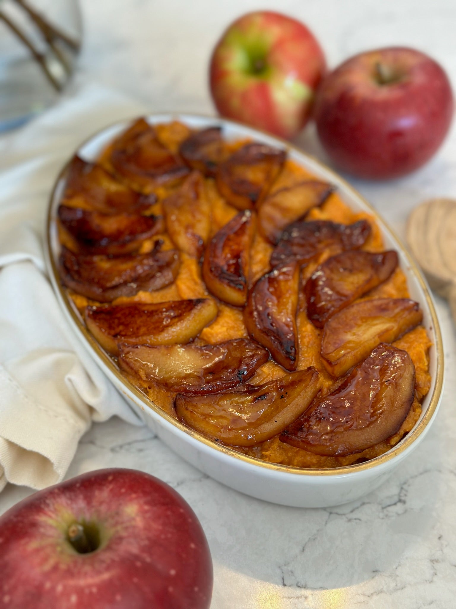 em-Recipe-em-Smashed-Sweet-Potatoes-with-Caramelized-Apple-Topping Stylish Spoon