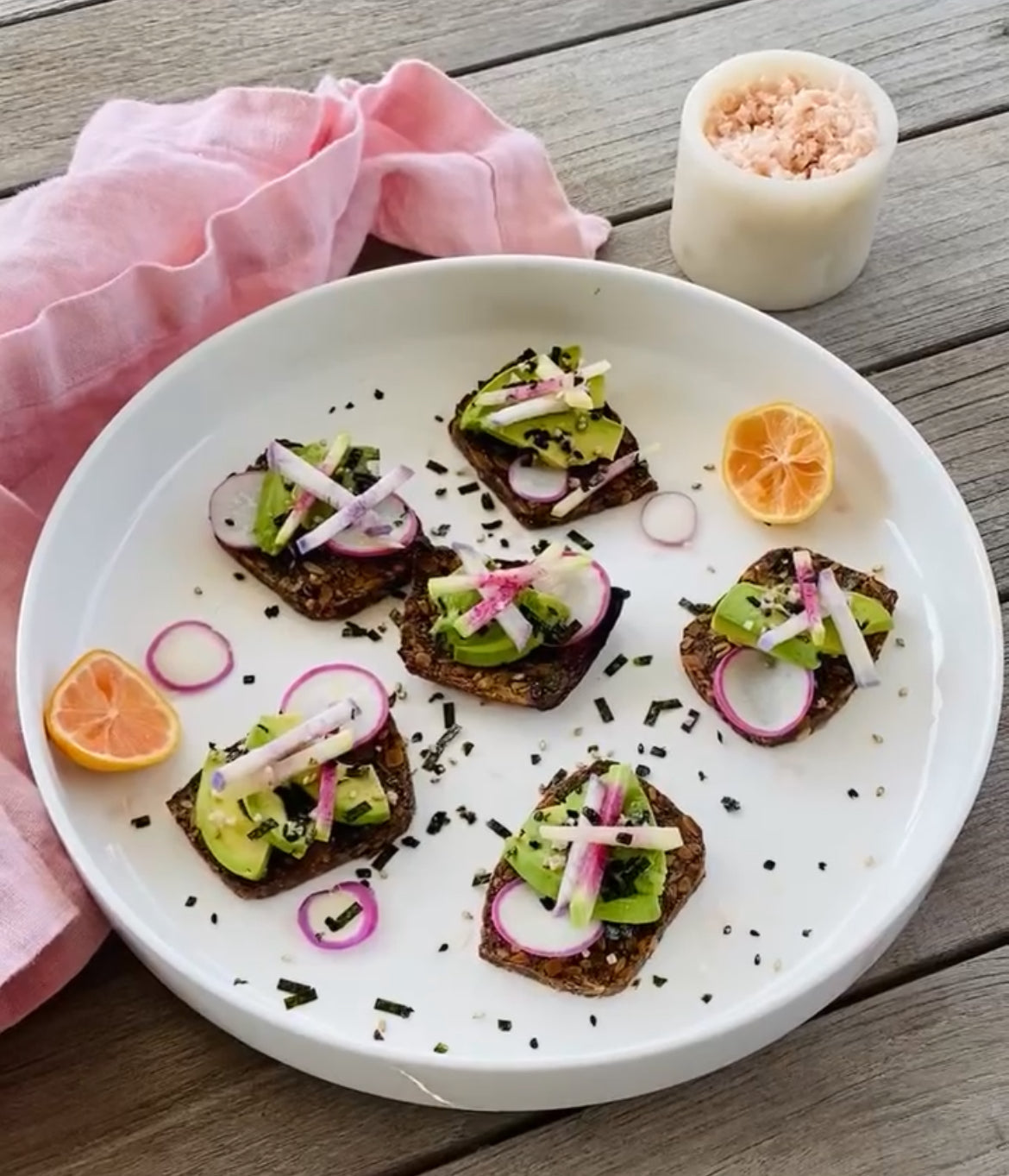 Zesty Radish & Avocado Toast