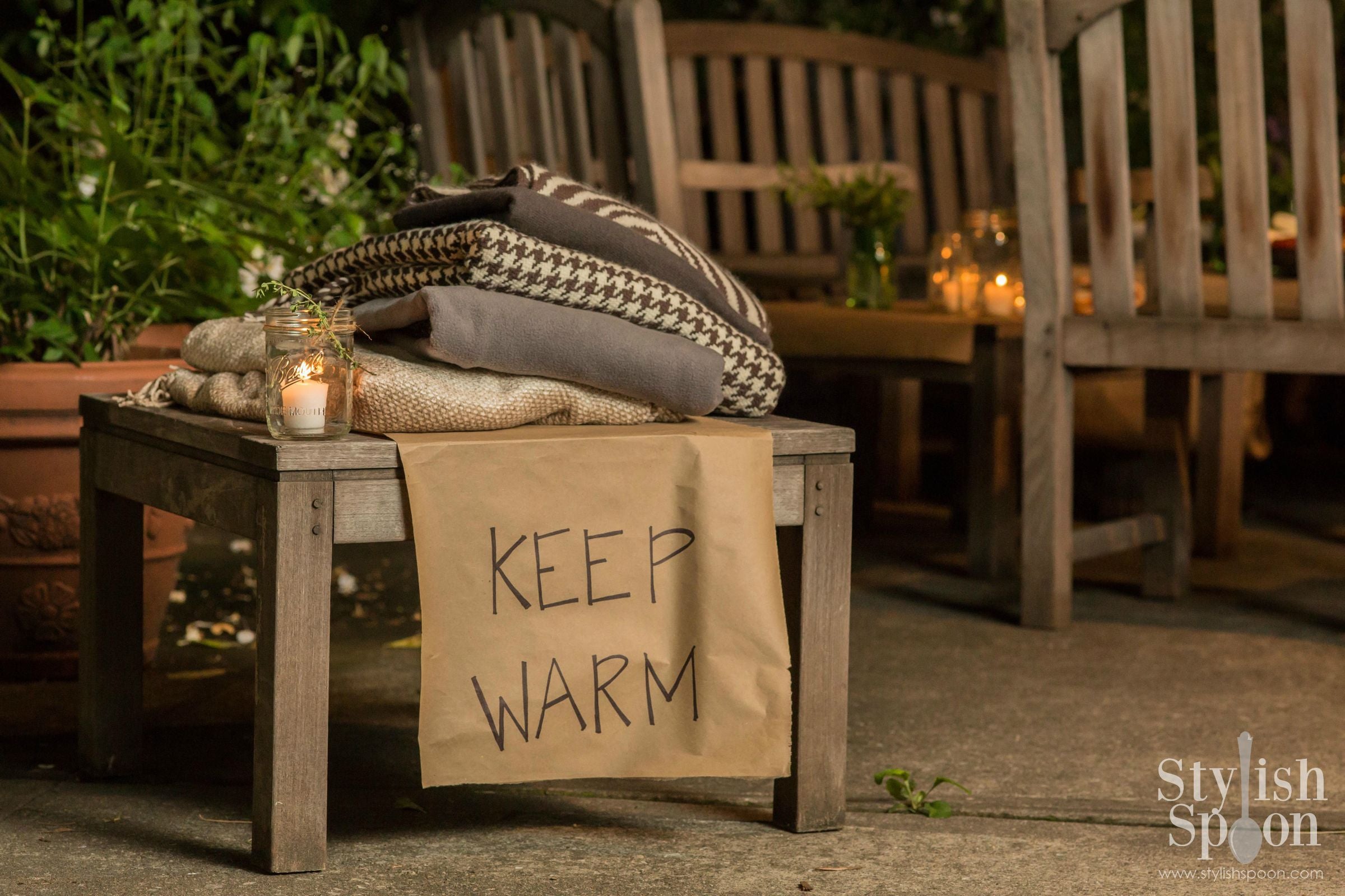  Party Problem Solved  :: Outdoor Entertaining {Keep Warm}