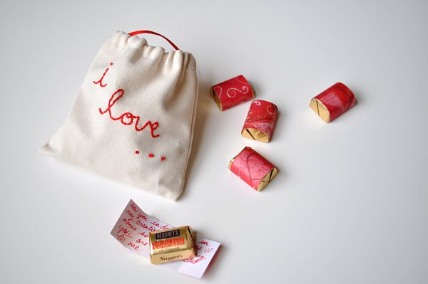 DIY :: Chocolate Love Note Gift for Valentine's Day