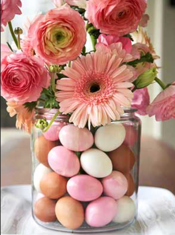 Easter Egg Vase Filler Flower Centerpiece