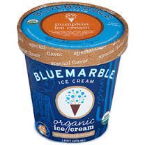blue marble pumpkin ice cream
