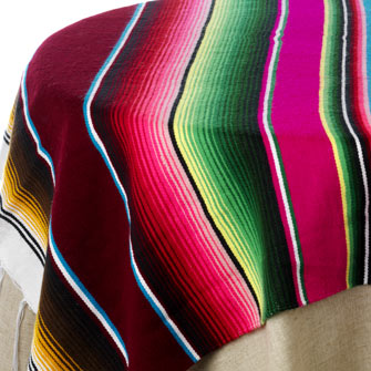 Hip Tip: Mexican Blanket Tablecloths