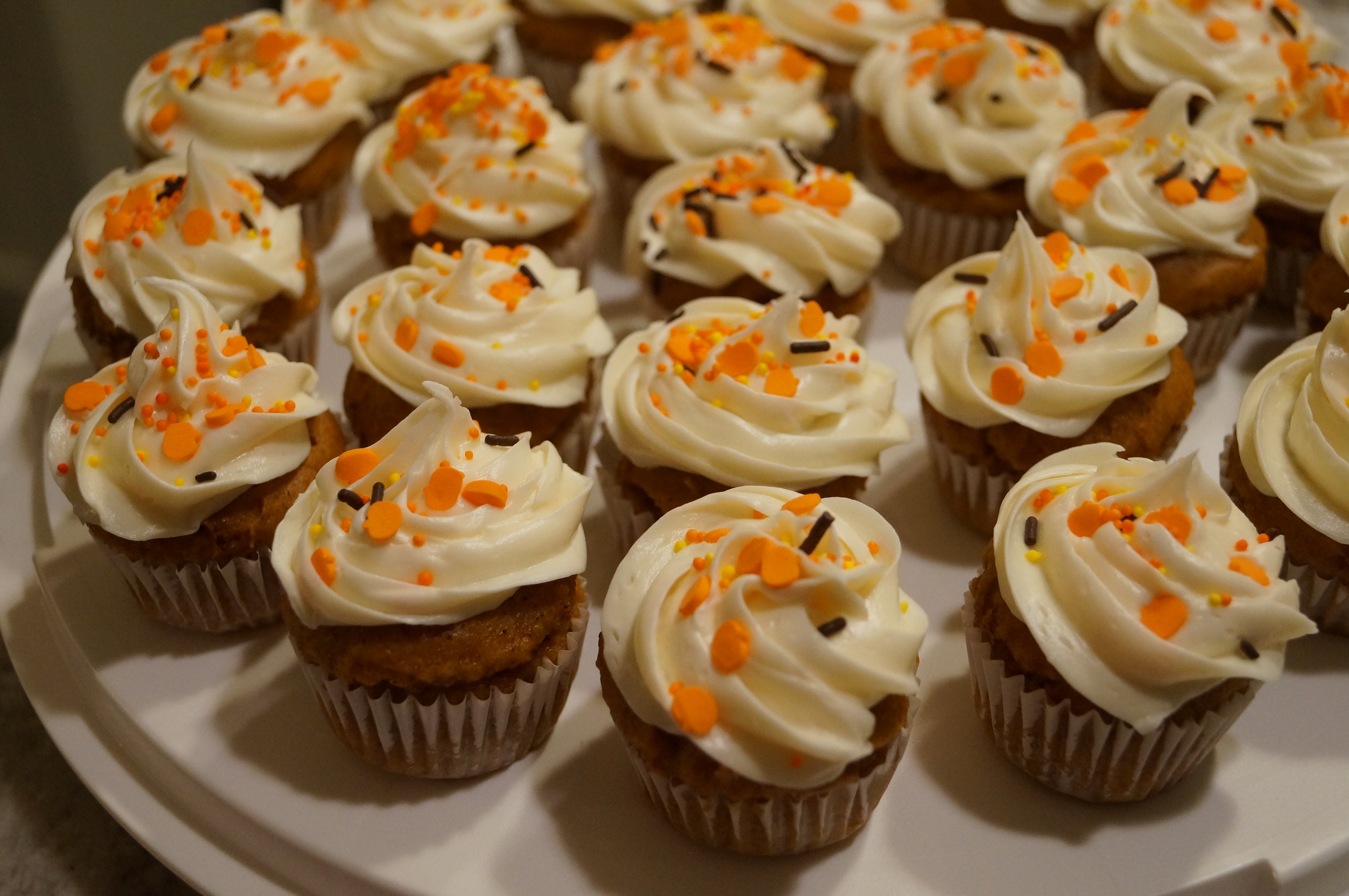 Recipe Easiest Ever Pumpkin Cupcakes with Cream Cheese